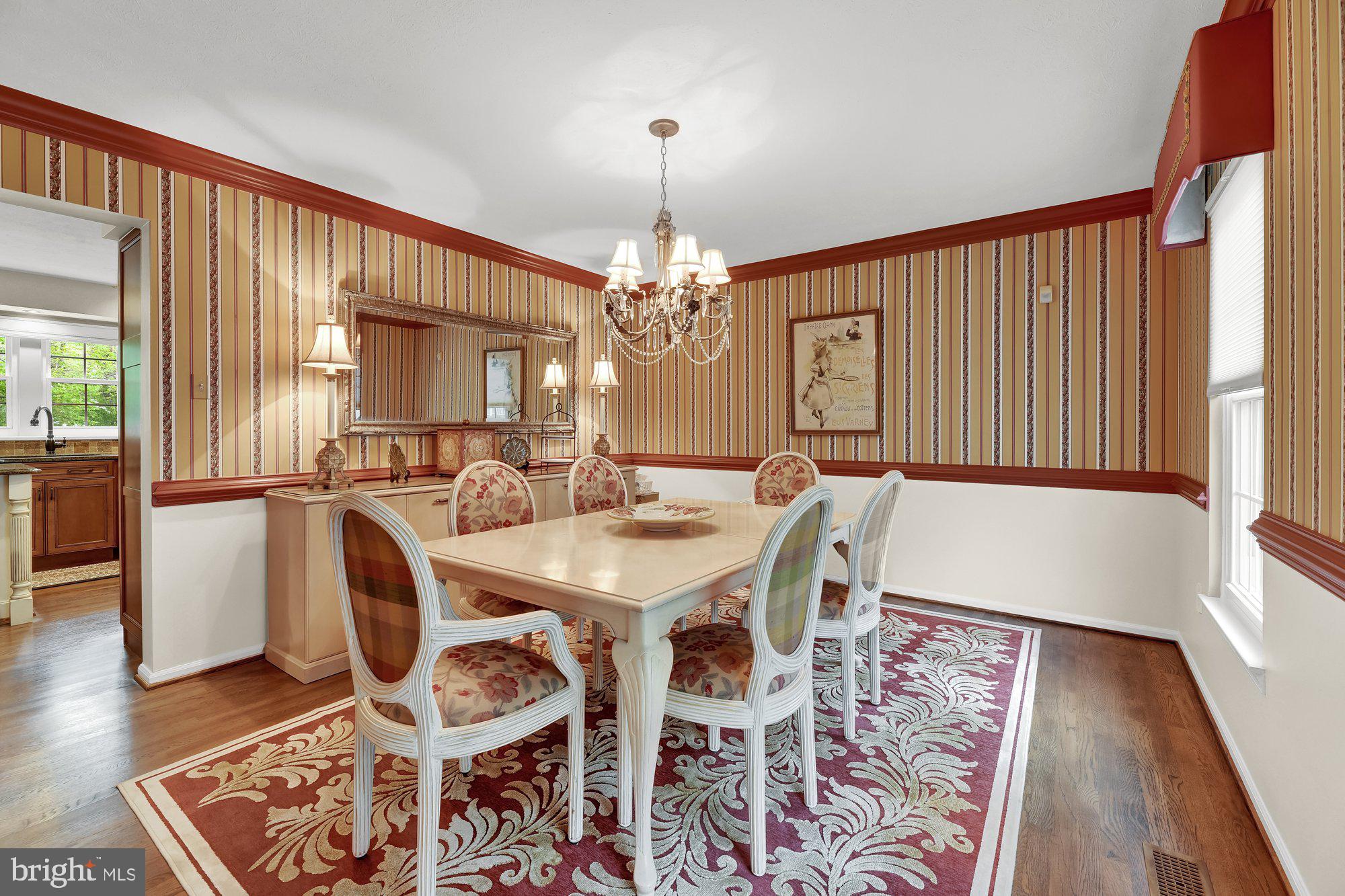 4 Boulder Brook Court Baltimore, MD 21209 - Photo 16 of 49 a view of a a dining room with furniture window and wooden floor