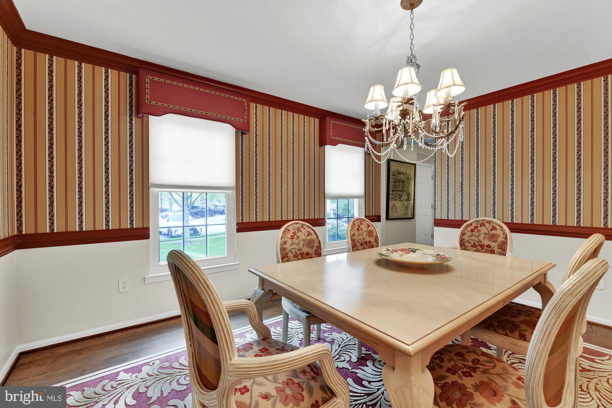 4 Boulder Brook Court Baltimore, MD 21209 - Photo 17 of 49 a view of a dining room with furniture and window