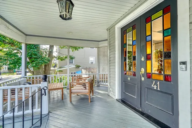 a view of an entryway with staircase