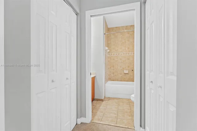 a view of an empty room