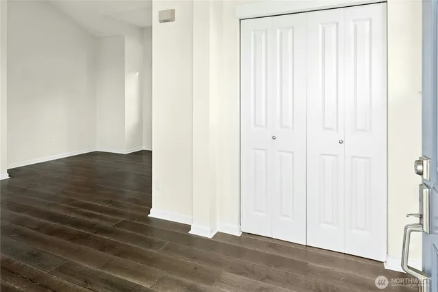 a view of wooden floor