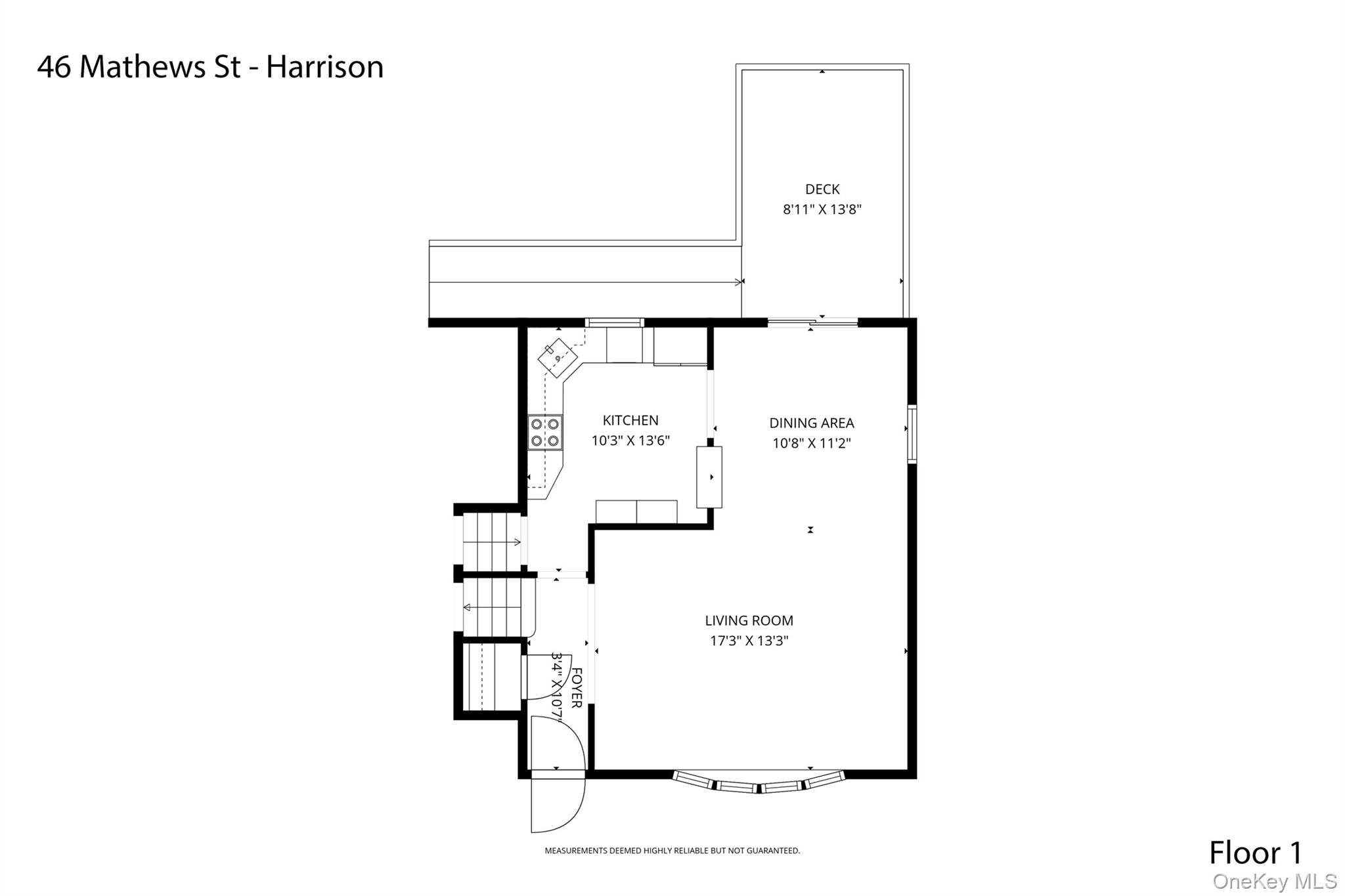 46 Mathews Street Harrison, NY 10528 - Photo 26 of 30 a picture of a floor plan