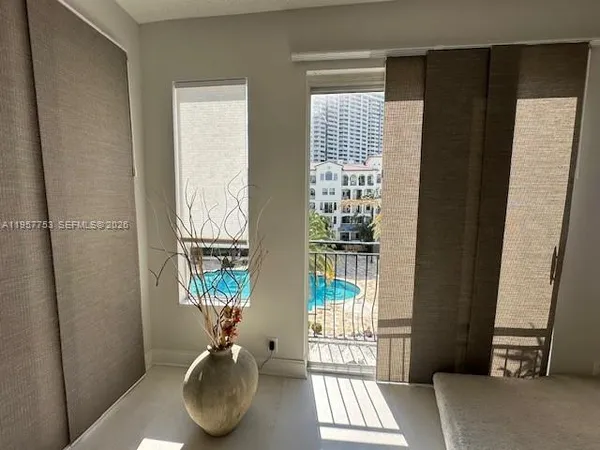 a room with windows
