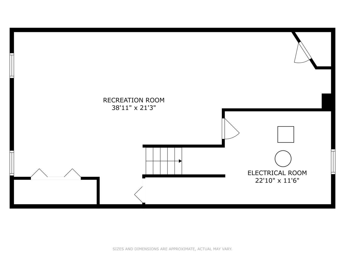 7445 Inglenook Lane Gurnee, IL 60031 - Photo 26 of 26 a picture of a floor plan