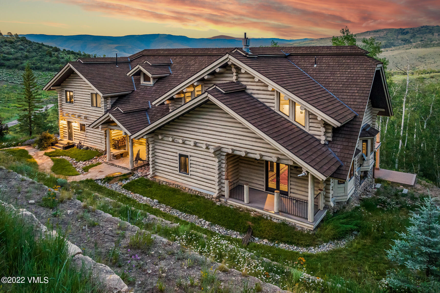 1145 Pilgrim Drive Edwards, CO 81632 - Photo 46 of 54 a aerial view of a house with a yard