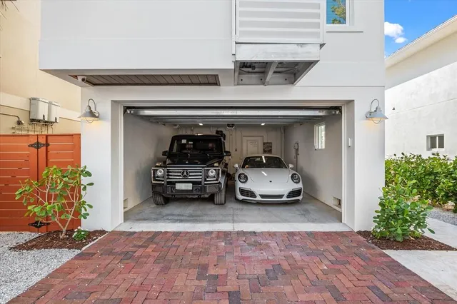 a view of backyard of a house
