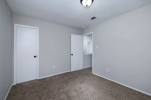 a view of an empty room