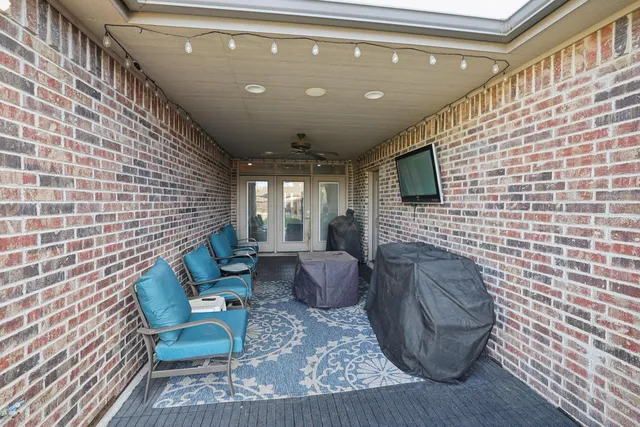 a front view of a house with a garage