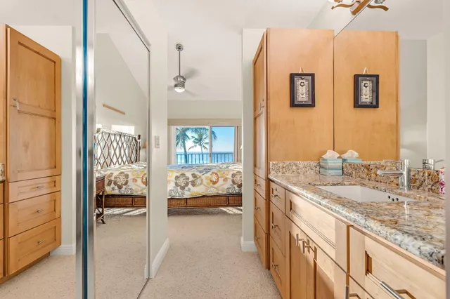 a view of hallway with stairs