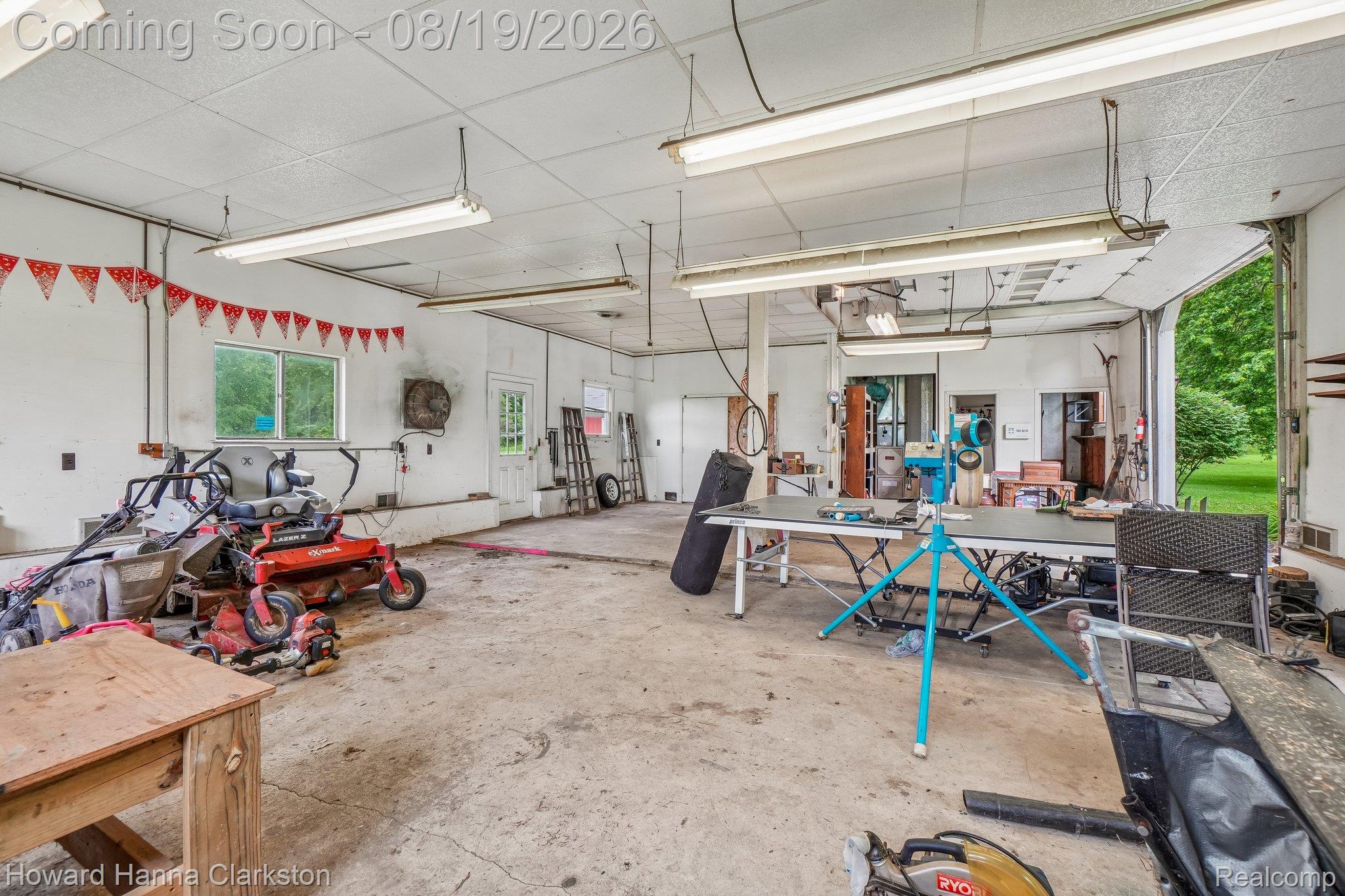 66653 Hartway Road Ray, MI 48096 - Photo 46 of 58 1st Floor of barn is insulated, heated, with 220 amp power, water, air-tool hook-ups and compressor ready.