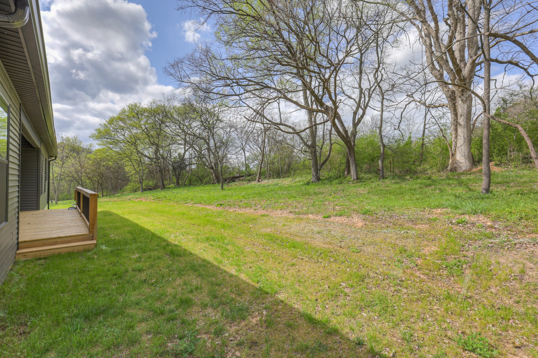 8415 West Sheepneck Road Mount Pleasant, TN 38474 - Photo 37 of 40 a view of a backyard with large trees