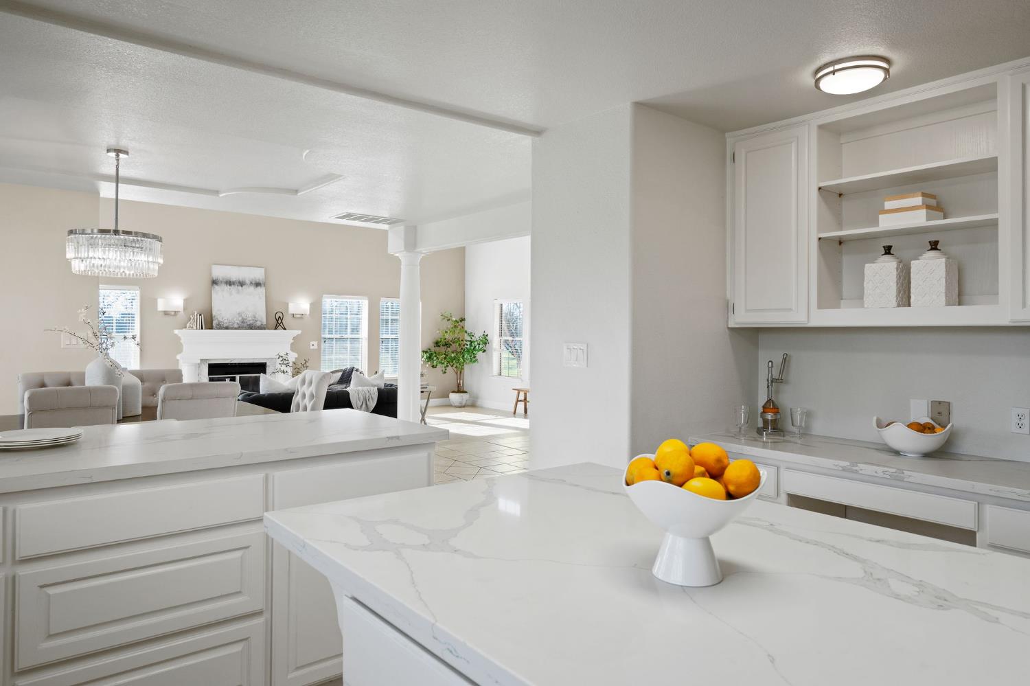 6312 Skittone Road Modesto, CA 95356 - Photo 25 of 93 a kitchen with a sink a stove and cabinets