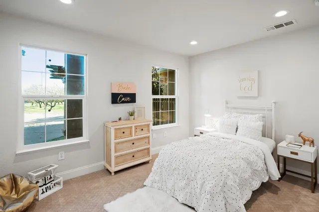 a view of a hallway with closet