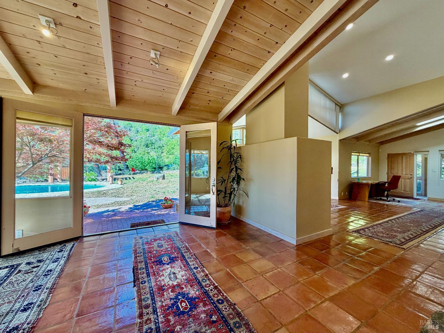321 Dutch Henry Canyon Road Calistoga, CA 94515 - Photo 4 of 50 a view of a room with wooden floor