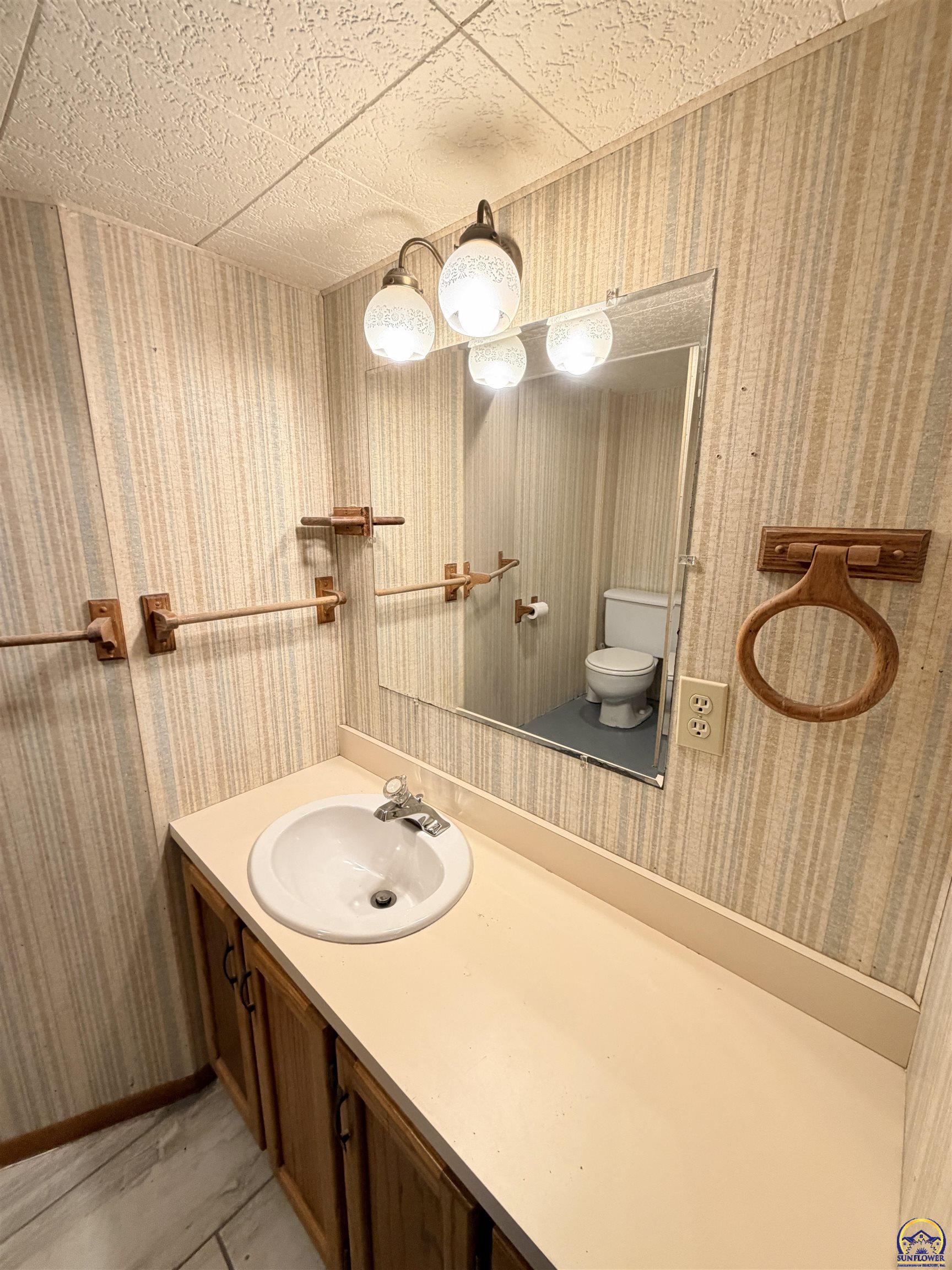 302 1st Street Americus, KS 66835 - Photo 17 of 44 Main level bathroom