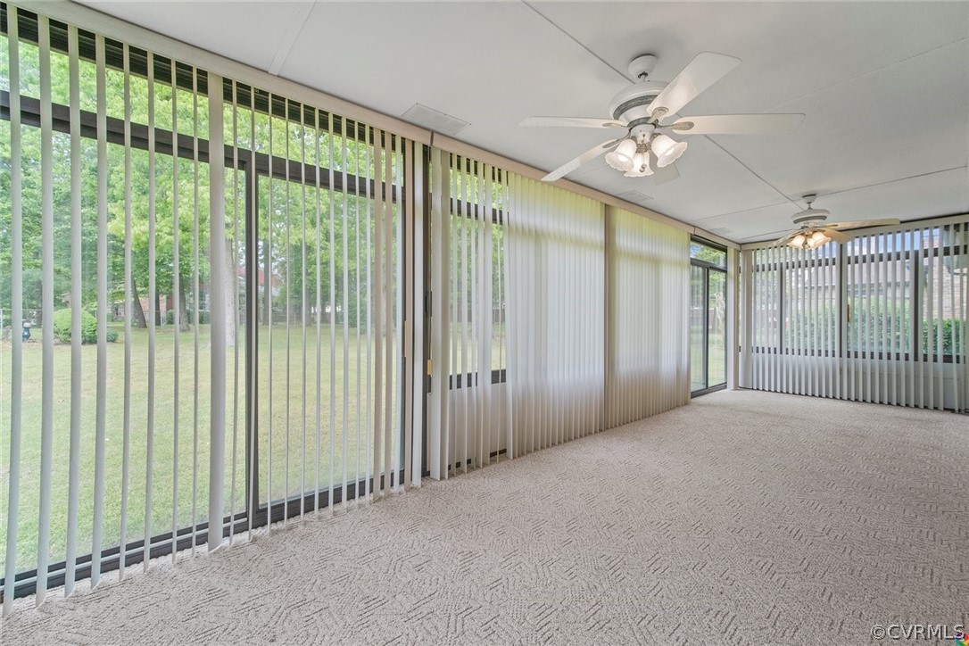 13304 South Chester Road Chester, VA 23831 - Photo 32 of 46 a view of an empty room with a fan