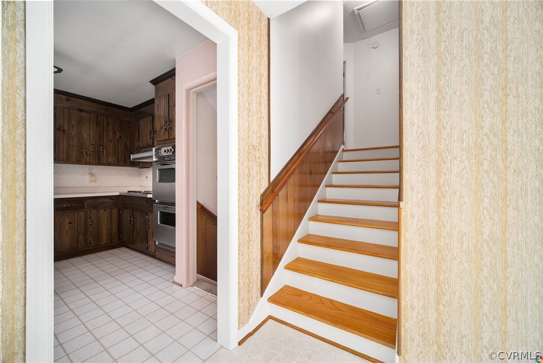 13304 South Chester Road Chester, VA 23831 - Photo 6 of 46 a view of a kitchen from the hallway