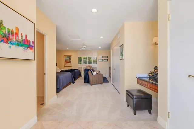 a bathroom with a sink a vanity and a mirror