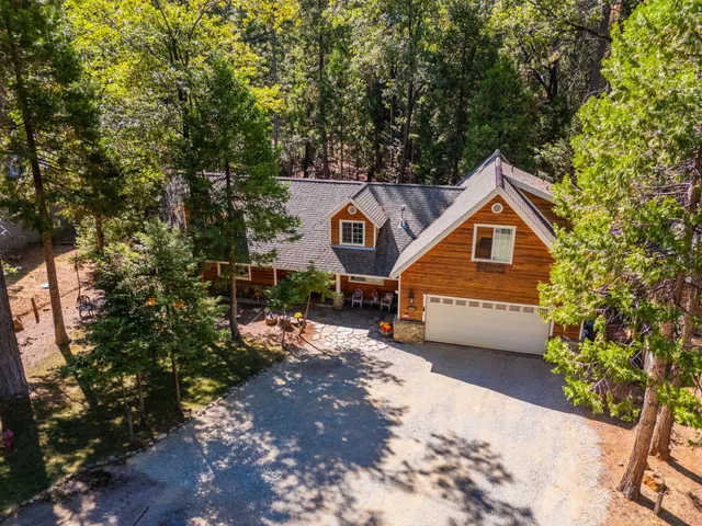 a view of a bunch of trees