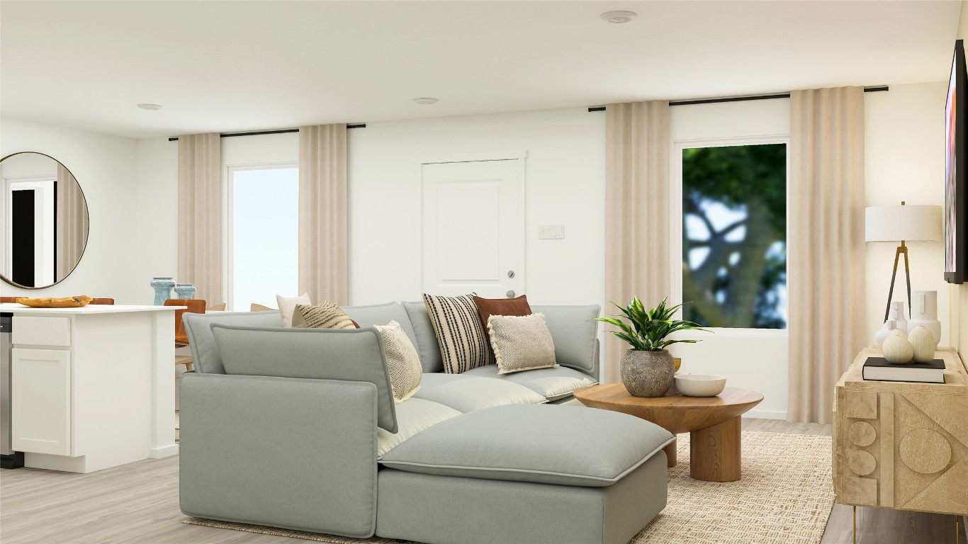 120 Dark Victory Road Jarrell, TX 76537 - Photo 13 of 27 a living room with furniture and a large window