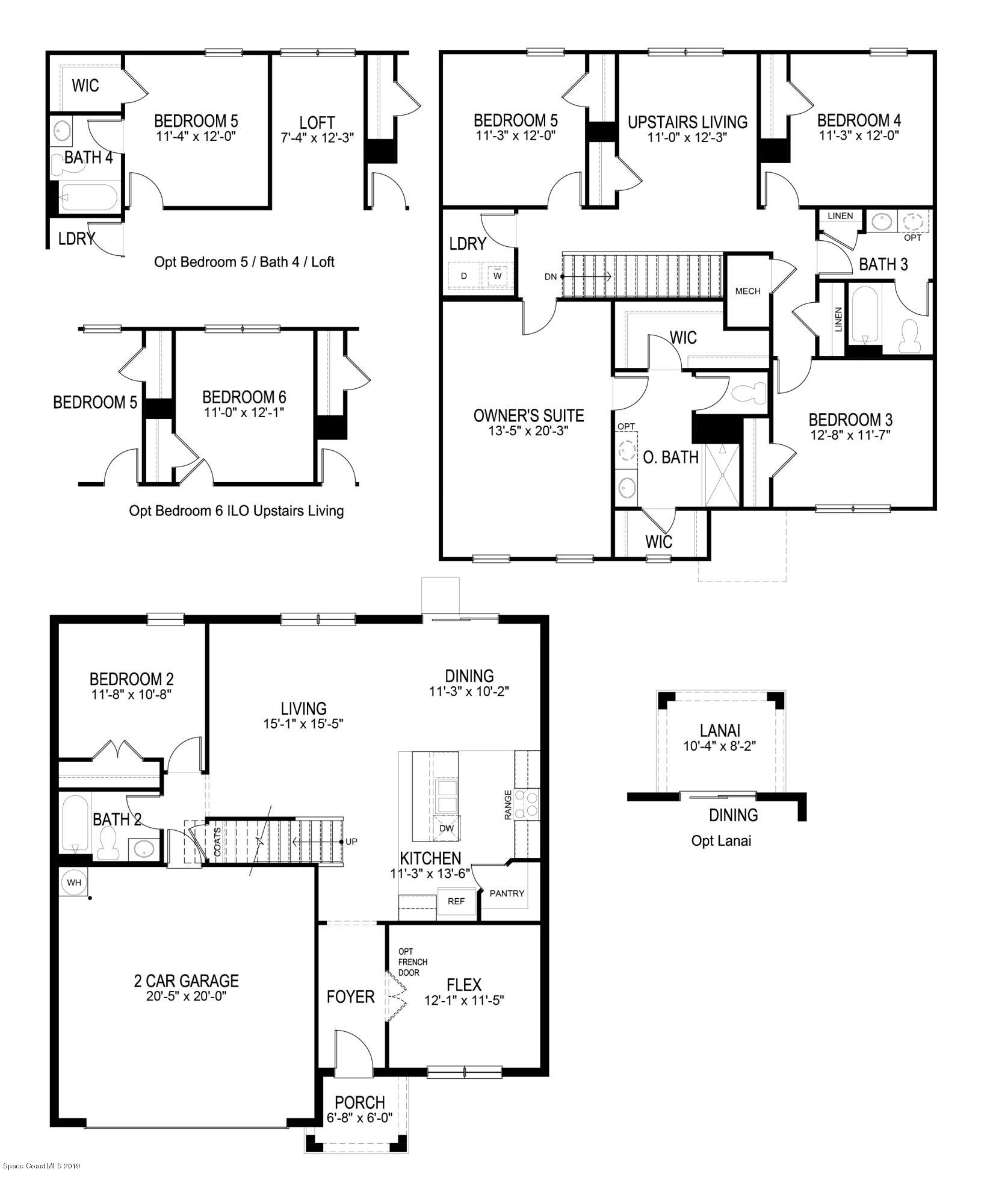 3608 Loggerhead Lane Mims, FL 32754 - Photo 18 of 30 The Hayden - floor plan - East, FL