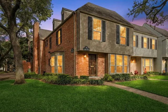 a front view of a building