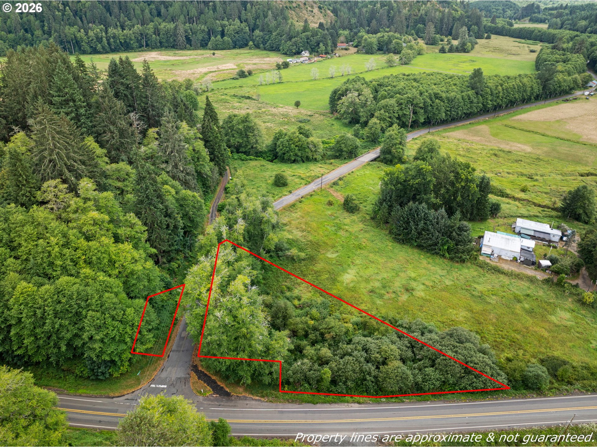 4 West State Route Skamokawa, WA 98647 - Photo 5 of 8 a view of a big yard with potted plants