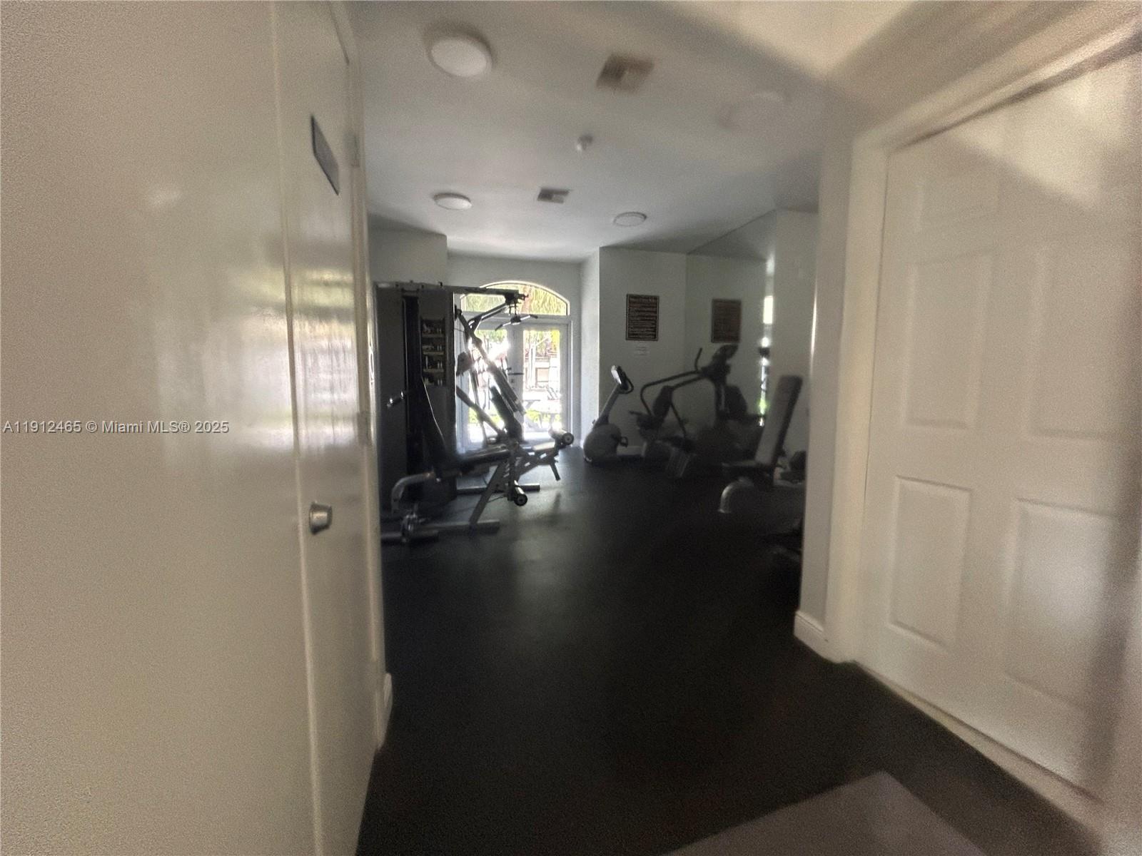 540 South Park Road, Unit 229 Hollywood, FL 33021 - Photo 40 of 44 a view of a room with gym equipment