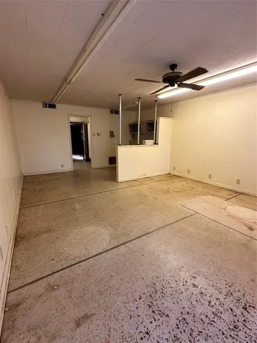 a view of cabinets with wooden floor