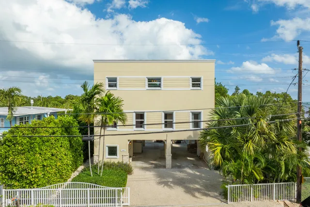 a view of a house with a balcony