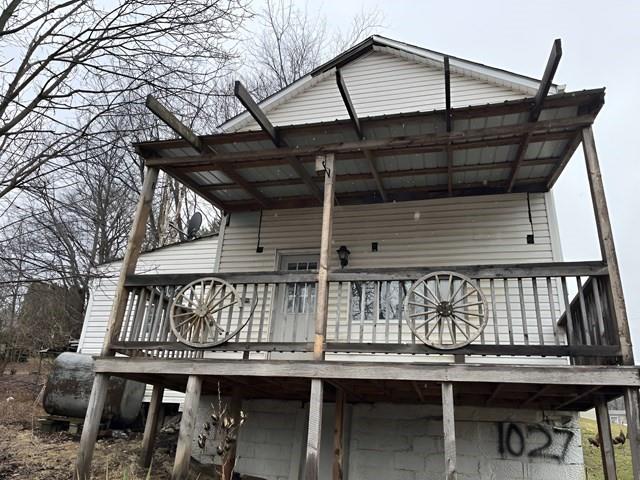 a view of a roof deck