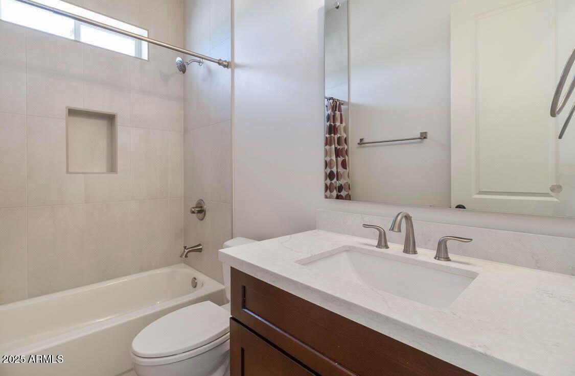 48126 North Coyote Pass Road New River, AZ 85087 - Photo 17 of 23 a bathroom with a sink a toilet and a bathtub