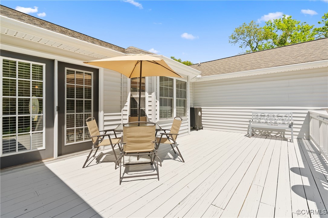 5026 Water View Road Water View, VA 23180 - Photo 39 of 50 Deck featuring outdoor dining area
