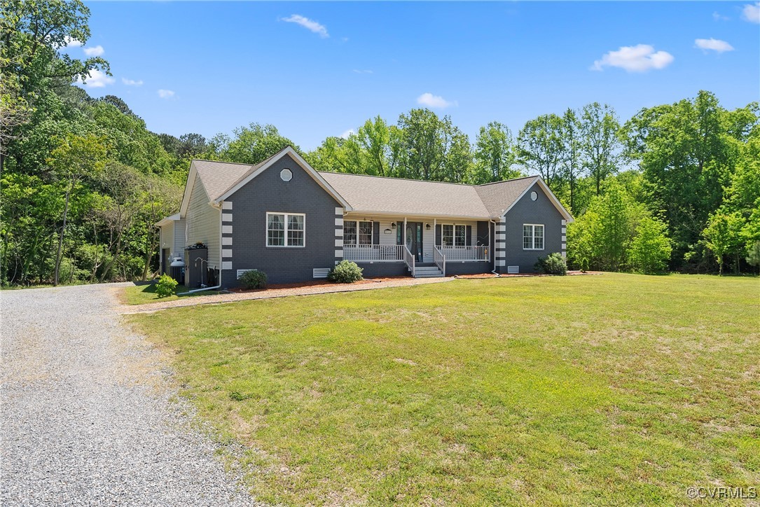 5026 Water View Road Water View, VA 23180 - Photo 5 of 50 Single story home featuring gravel driveway, cover