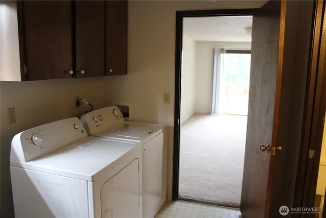 a view of storage and utility room