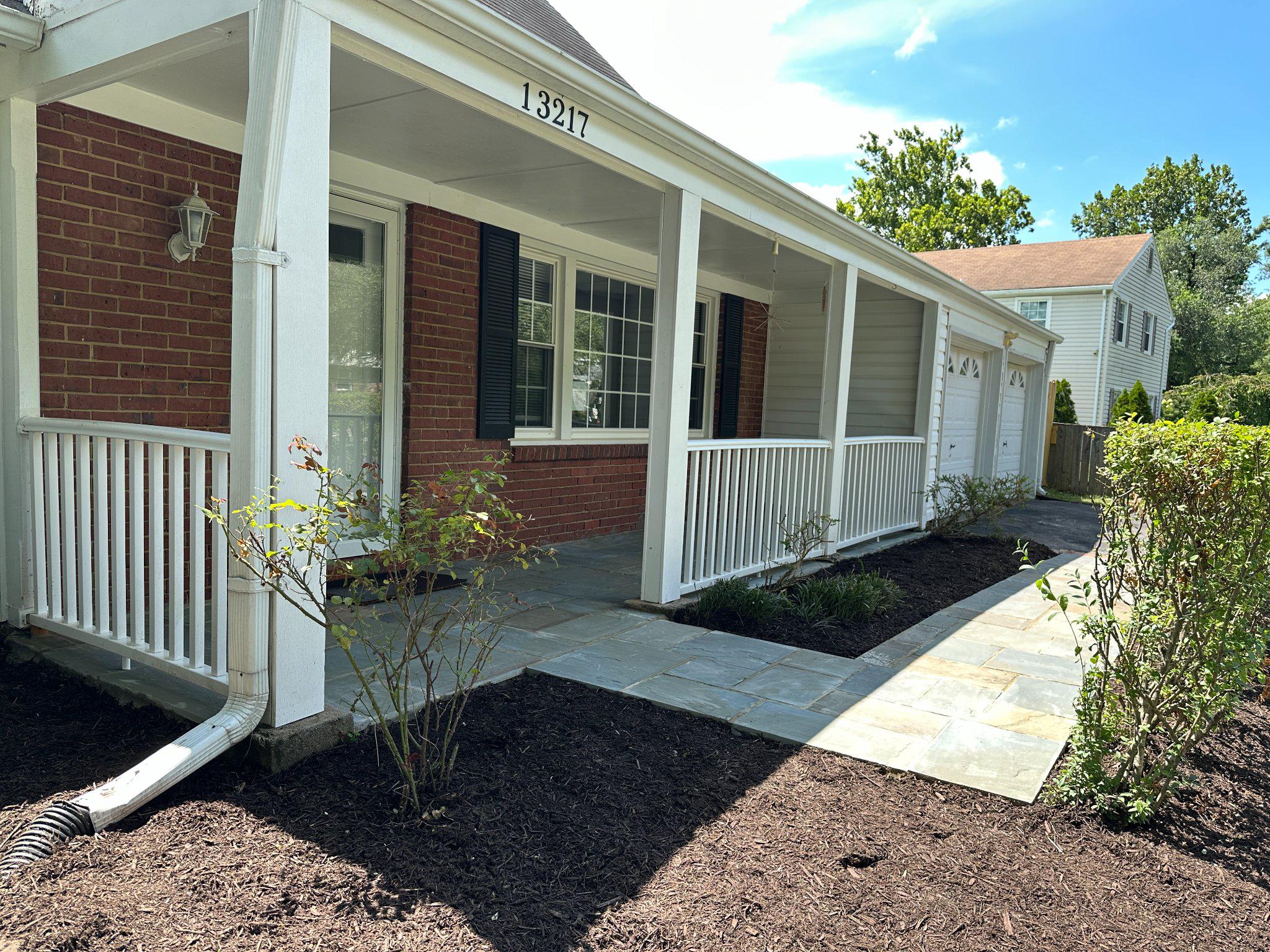 13217 Poplar Tree Road Fairfax, VA 22033 - Photo 3 of 15 Concrete porch and concrete walkway