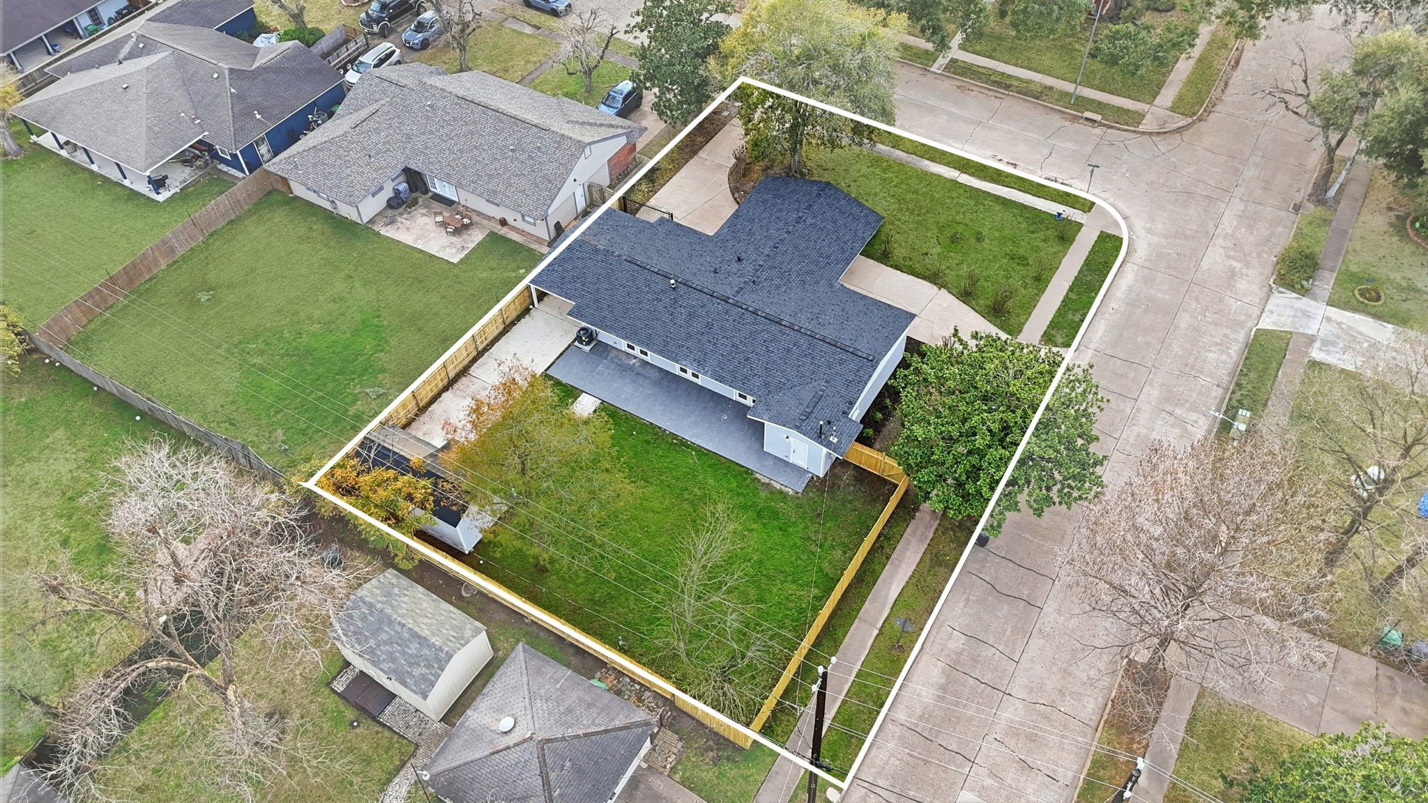 12319 Renwick Houston, TX 77035 - Photo 48 of 50 an aerial view of a house