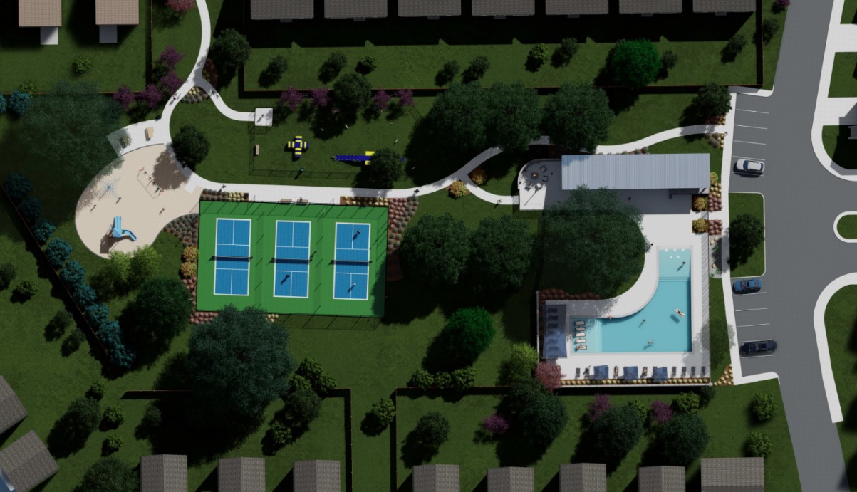 819 Perry Pass, Unit 45 Round Rock, TX 78664 - Photo 15 of 18 Double Creek Aerial of Amenity