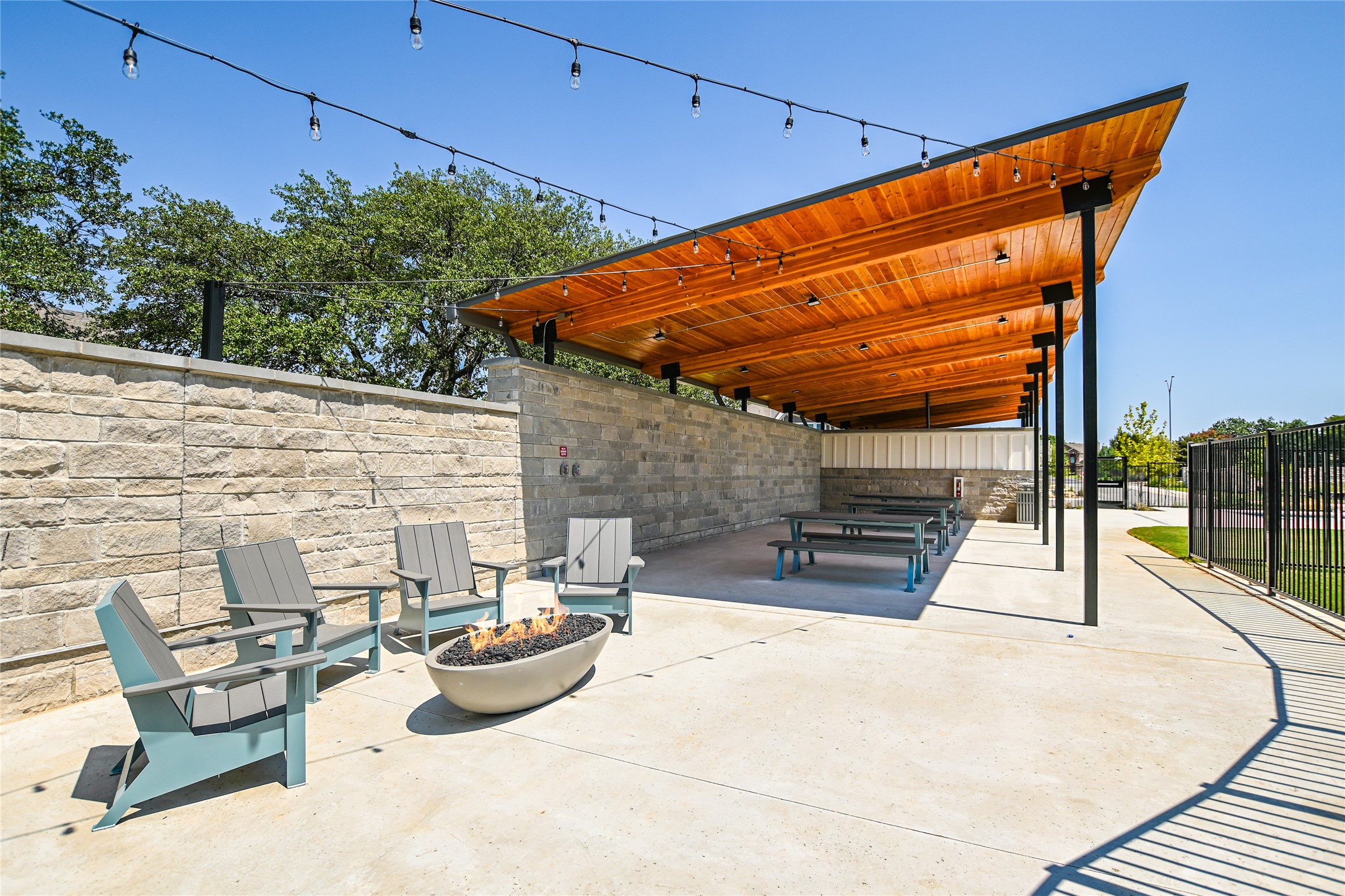 819 Perry Pass, Unit 45 Round Rock, TX 78664 - Photo 8 of 18 Double Creek Firepit - Pavilion