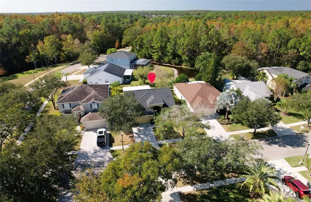 an outdoor space with garden view