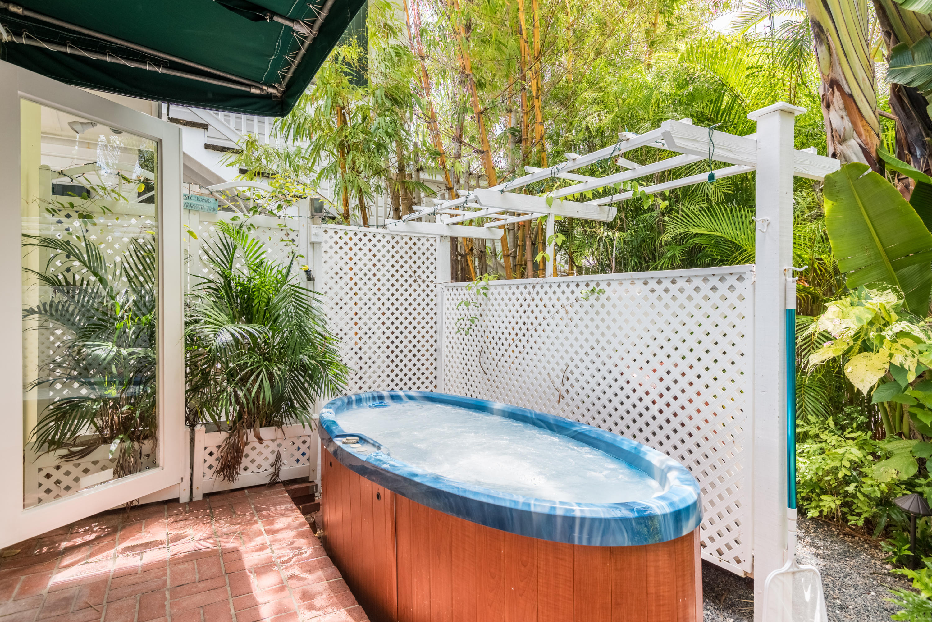 702 Florida Street Key West, FL 33040 - Photo 8 of 16 a view of a backyard with plants
