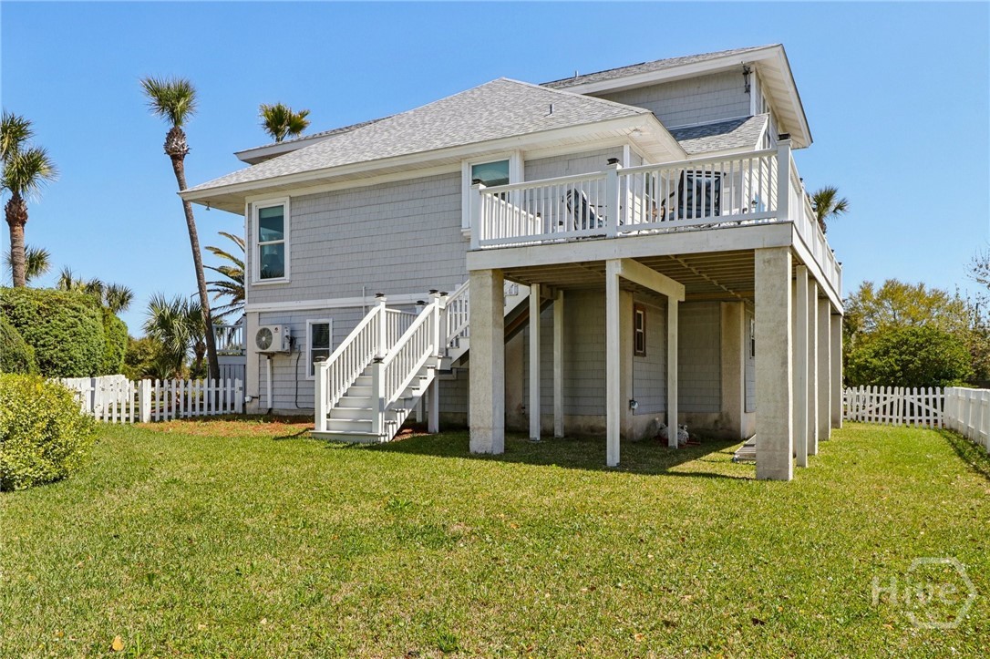 29 Taylor Street Tybee Island, GA 31328 - Photo 41 of 60 Large backyard, room for pool overlooking the lighthouse