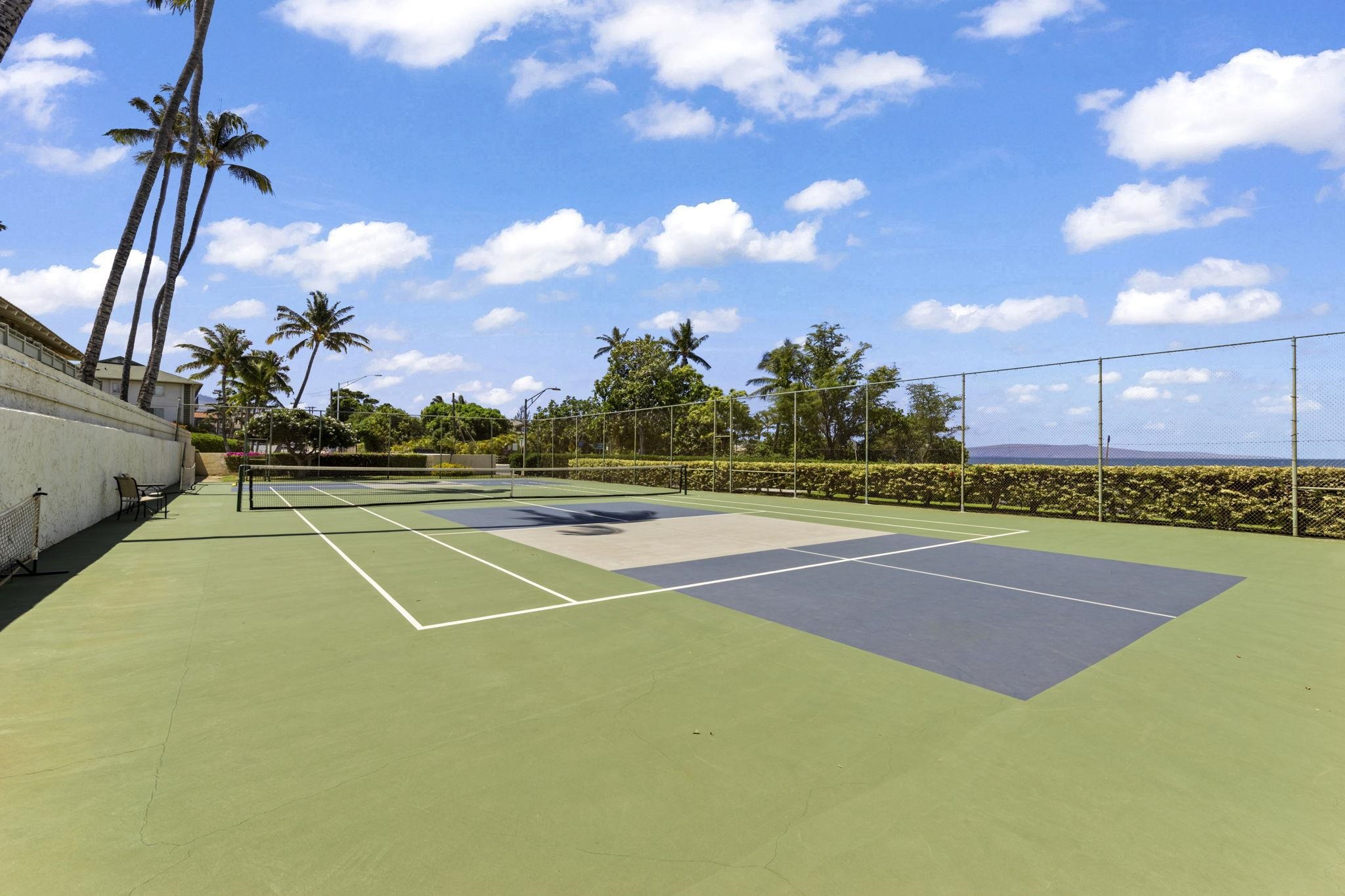 2075 South Kihei Road, Unit 214 Kihei, HI 96753 - Photo 46 of 50 a view of an outdoor space and tennis court