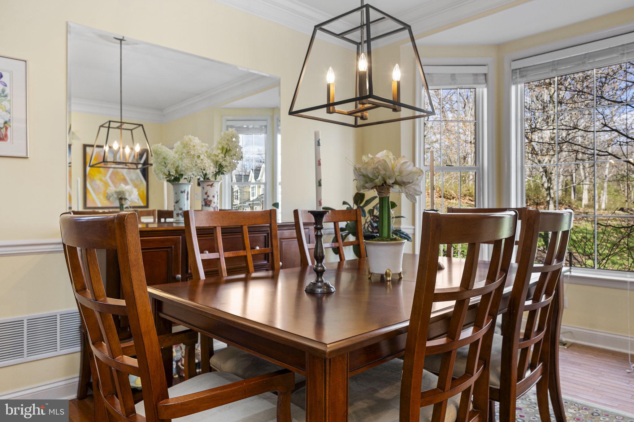 24 Longview Lane Newtown Square, PA 19073 - Photo 13 of 32 a view of a dining room with furniture window and outside view