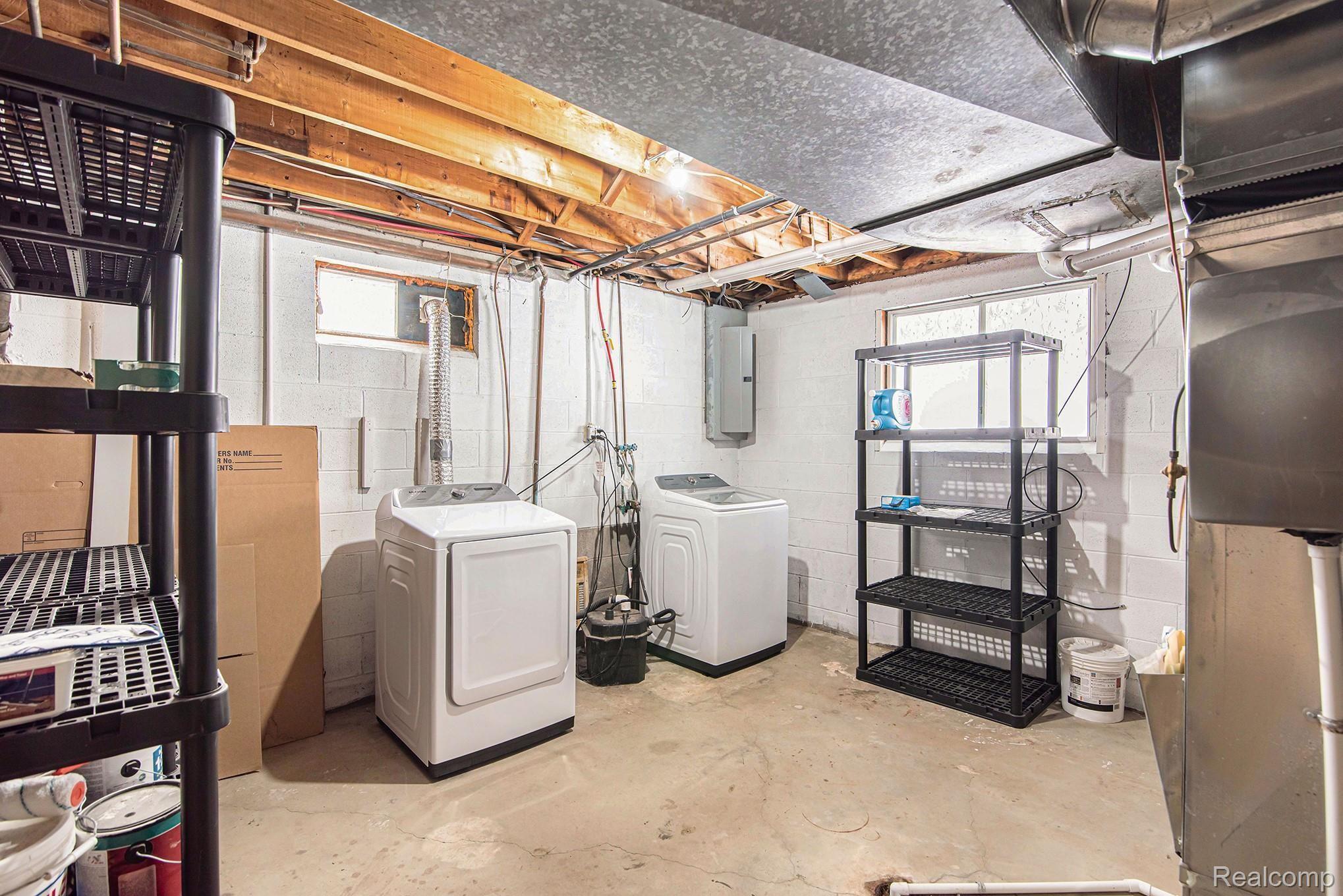 3527 Stanton Road Lake Orion, MI 48362 - Photo 27 of 35 Laundry room in basement