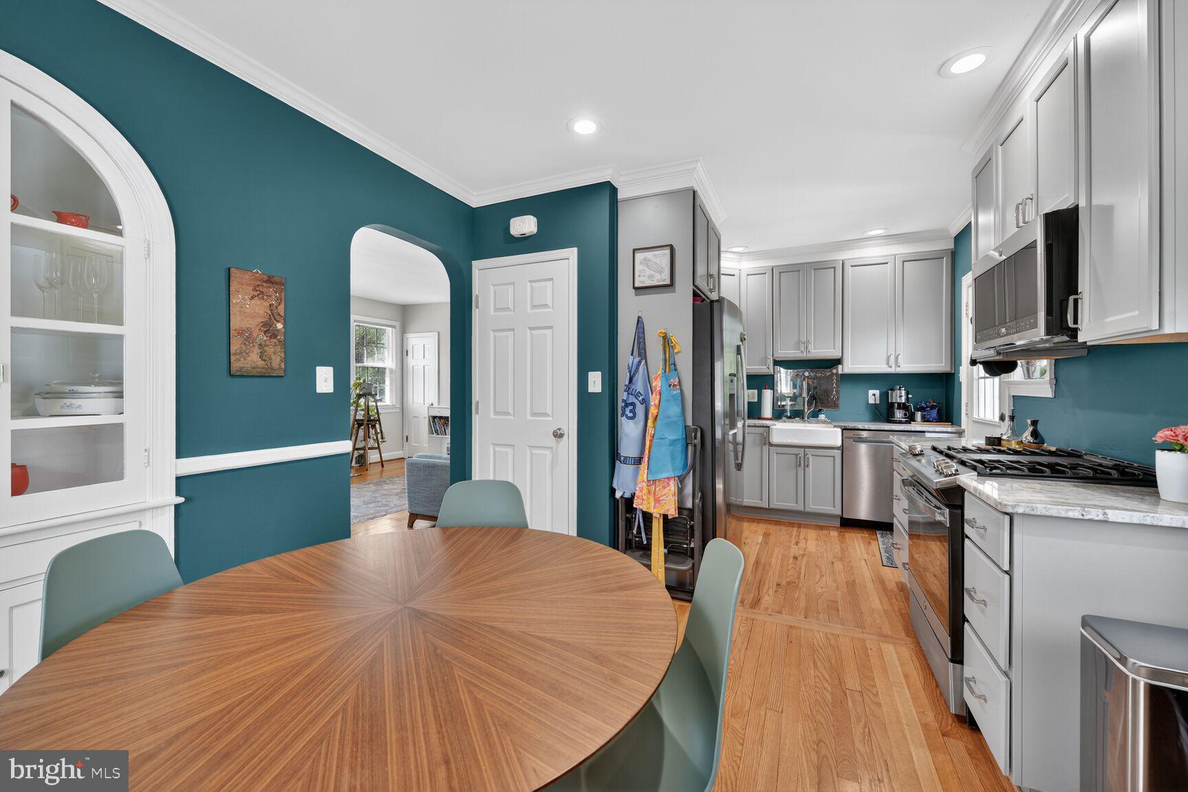617 Gist Avenue Silver Spring, MD 20910 - Photo 17 of 31 Combined Dining and Kitchen