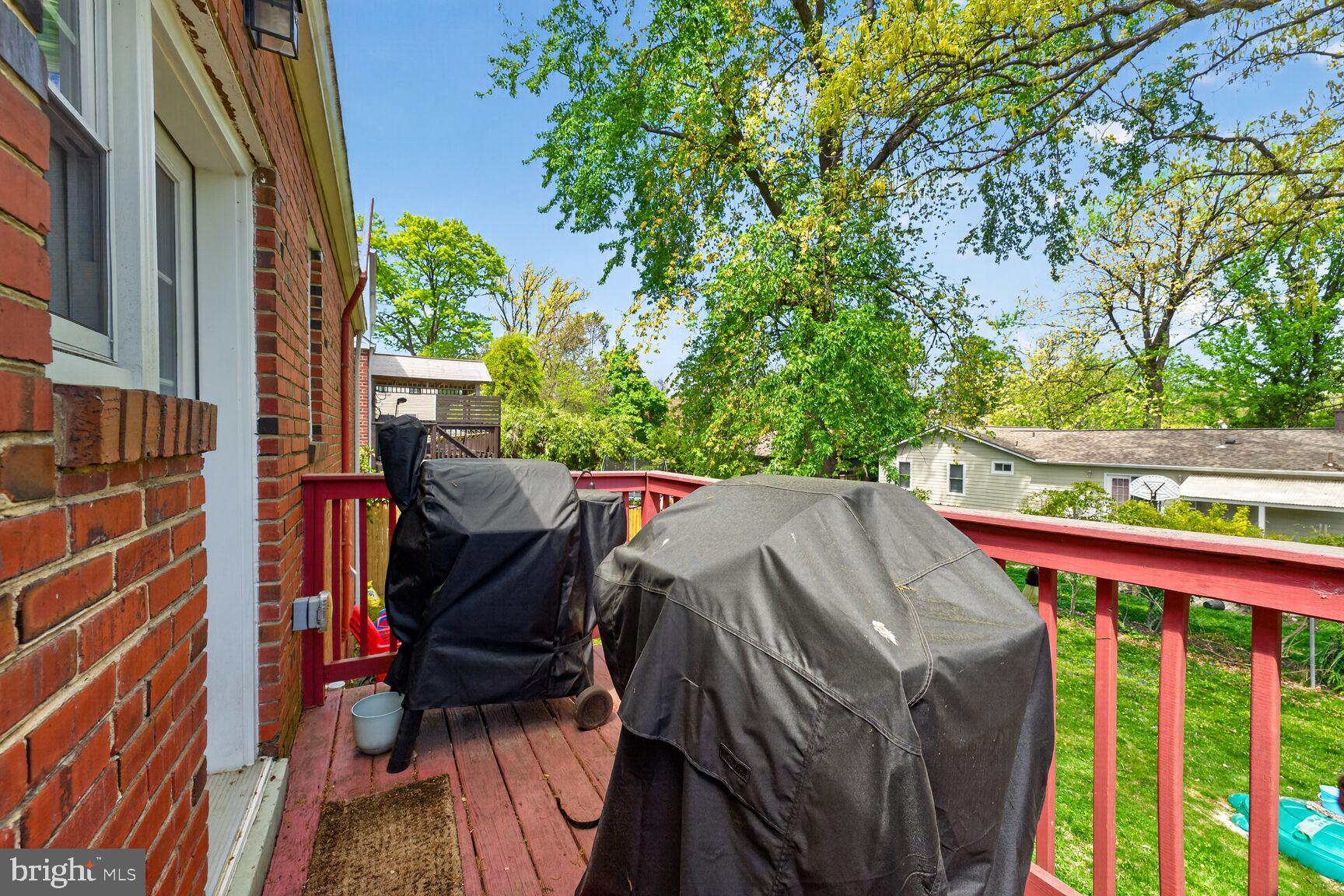 617 Gist Avenue Silver Spring, MD 20910 - Photo 24 of 31 Deck off kitchen door