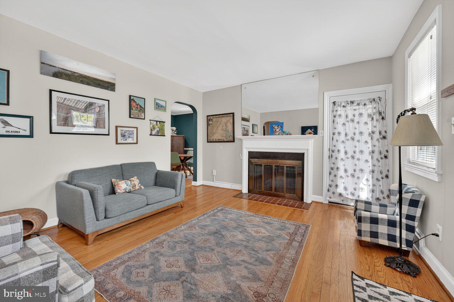 617 Gist Avenue Silver Spring, MD 20910 - Photo 6 of 31 Living room with access to side porch