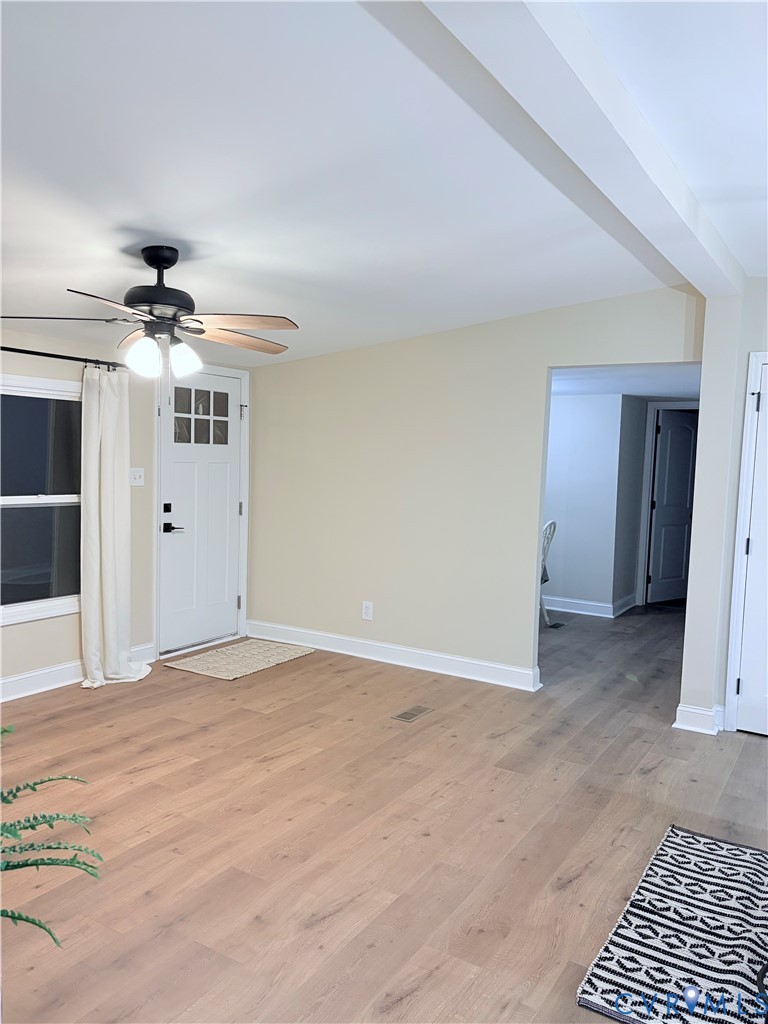 2207 Brodnax Road Brodnax, VA 23920 - Photo 11 of 27 View from kitchen into family and entry.