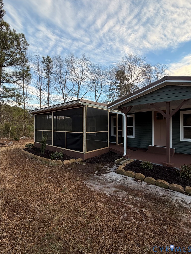 2207 Brodnax Road Brodnax, VA 23920 - Photo 23 of 27 View of screened porch off the front of home